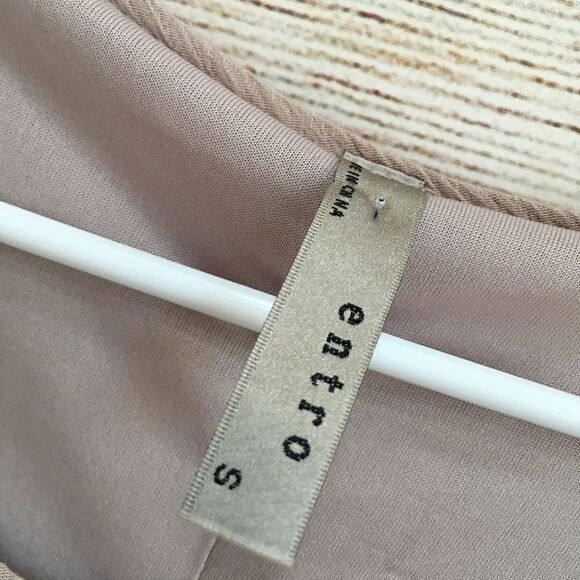 ENTRO DRESS IN‎ BLUSH WITH COTTON CROCHETED LACE - Picture 4 of 5